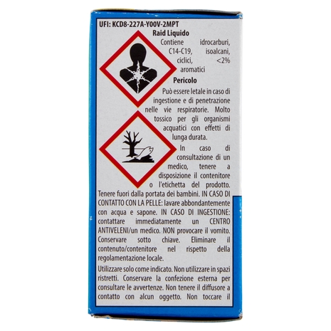 Raid Liquido Elettrico Antizanzare, Fragranza all'Eucalipto, 60 Notti, Ricarica 36 ml